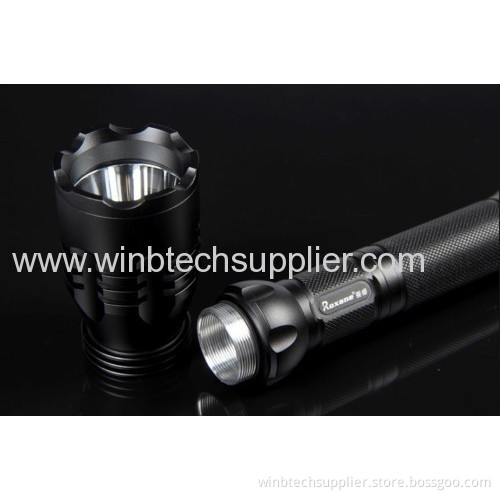 Cree Q5 Aluminum Alloy Led Torch 260lumens 2x18650 Battery 